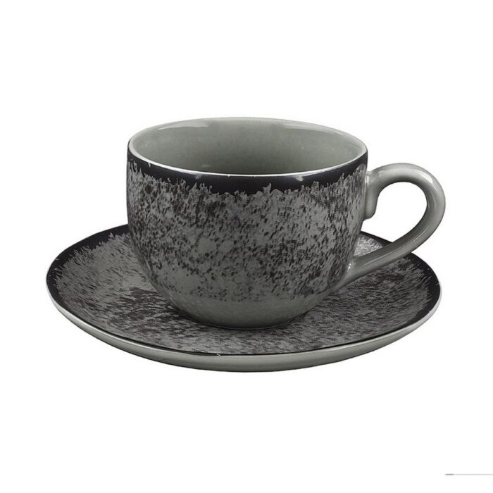 ΣΕΤ 6τεμ. ΦΛΙΤΖΑΝΙ ΤΕΙΟΥ 220cc MOON SHADE 18274-36/Grey  - ORIANA FERELLI® - Image 1