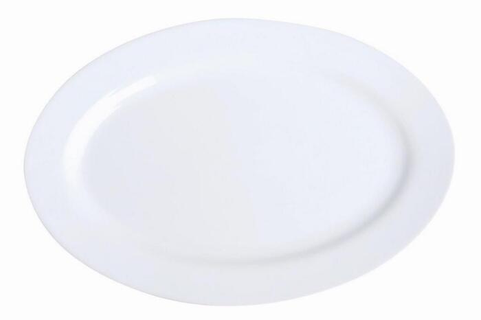 ΠΙΑΤΕΛΑ ΟΒΑΛ 30x20.4cm ΛΕΥΚΗ HORECA/ACCES. - ORIANA FERELLI® - Image 1