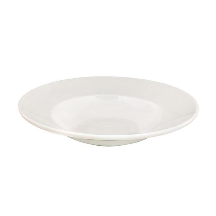 ΠΙΑΤΟ PASTA Φ27cm ΛΕΥΚΟ NEW WIDE RIM - ORIANA FERELLI® - Image 1