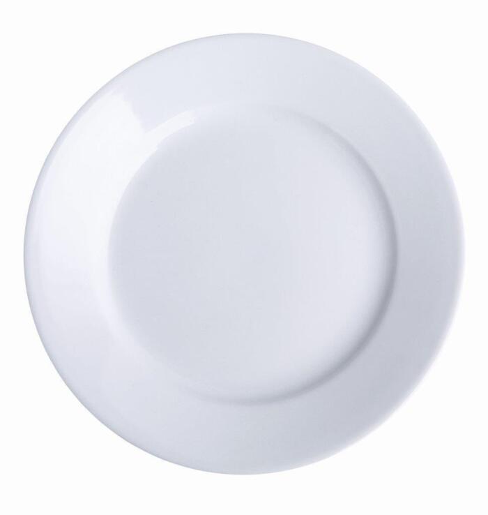 ΠΙΑΤΟ ΡΗΧΟ Φ20.8cm ΛΕΥΚΟ WIDE RIM - ORIANA FERELLI® - Image 1