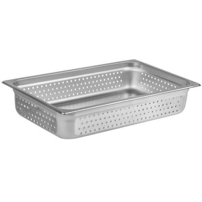 ΛΕΚΑΝΗ GASTRO 1/1 10 ΒΑΘ ΔΙΑΤΡΗΤΗ ΙΝΟΧ - Image 1