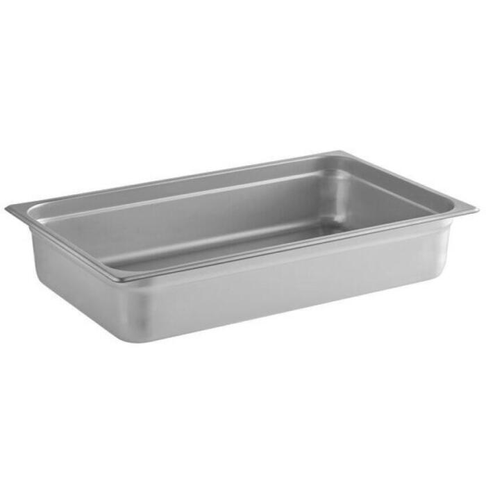 ΛΕΚΑΝΗ GASTRO 1/1 10 CM ΒΑΘΟΣ INOX - Image 1