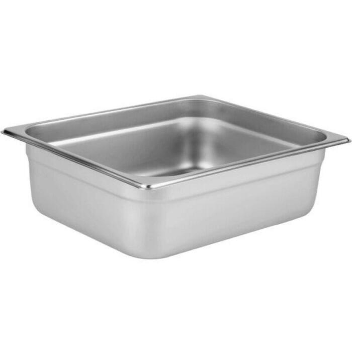 ΛΕΚΑΝΗ GASTRO 1/2 10 CM ΒΑΘΟΣ INOX - Image 1