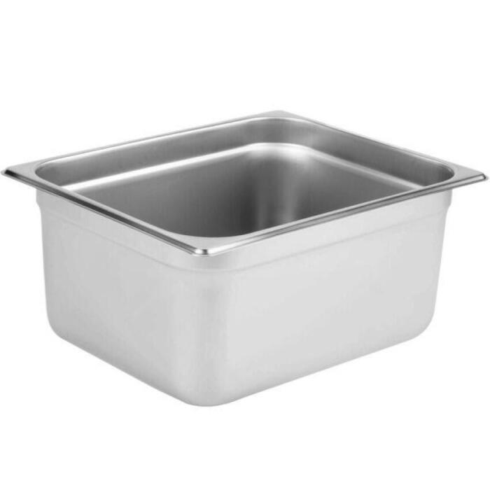 ΛΕΚΑΝΗ GASTRO 1/2 15 CM ΒΑΘΟΣ INOX - Image 1