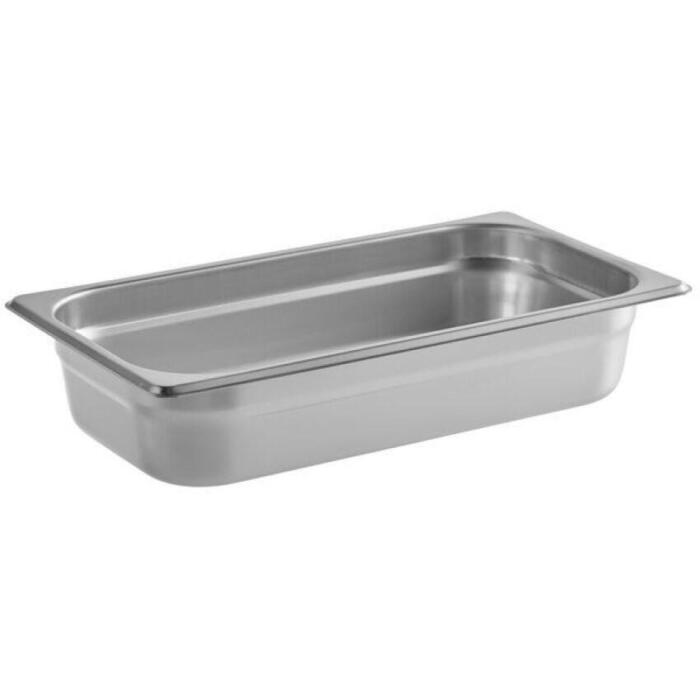 ΛΕΚΑΝΗ GASTRO 1/3 6,5 CM ΒΑΘΟΣ INOX - Image 1