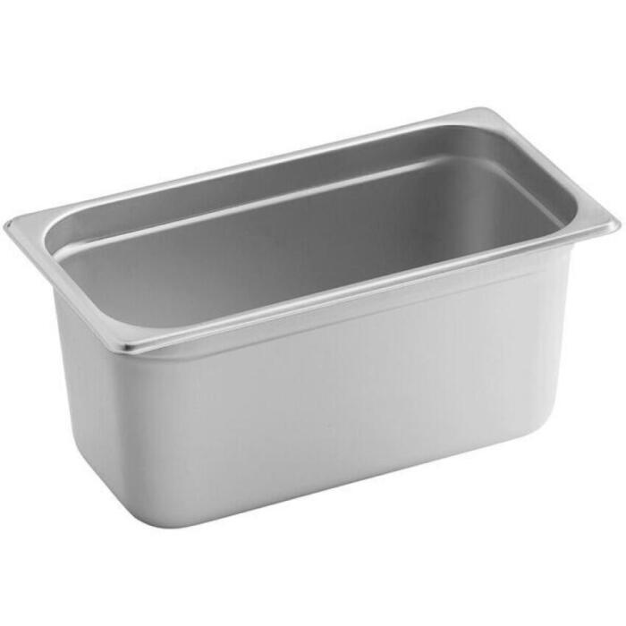 ΛΕΚΑΝΗ GASTRO 1/3 15 CM ΒΑΘΟΣ INOX - Image 1