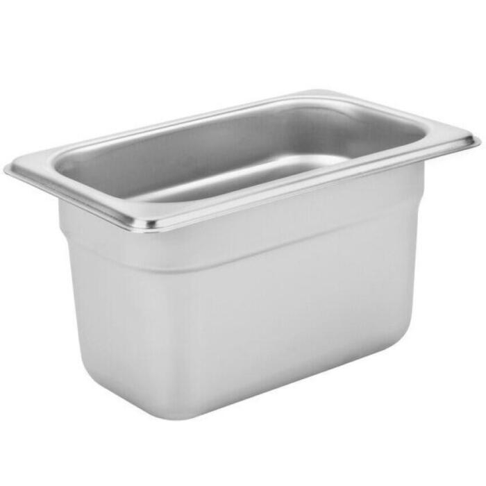 ΛΕΚΑΝΗ GASTRO 1/9 10 CM ΒΑΘΟΣ INOX - Image 1