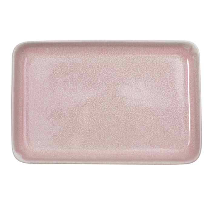 ΠΙΑΤΕΛΑ PINK REACTIVE GLAZE 20,5x13,5CM - Image 1