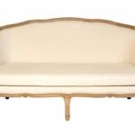 Τριθέσιος Καναπές Μπεζ 157x79x91εκ.