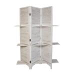 ART ET LUMIERE ΠΑΡΑΒΑΝ-ΡΑΦΙΕΡΑ ΞΥΛΙΝΟ 122Χ35Χ180ΕΚ Φυσικό Μπέζ-Λευκό Ιβουάρ